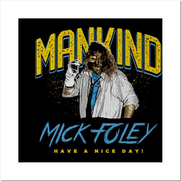 Mankind Mr. Socko Wall Art by MunMun_Design